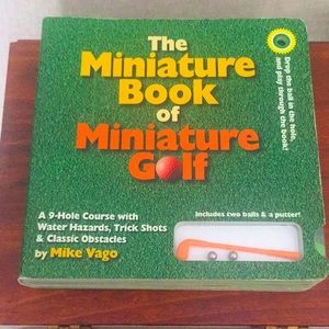 Miniature book of golf